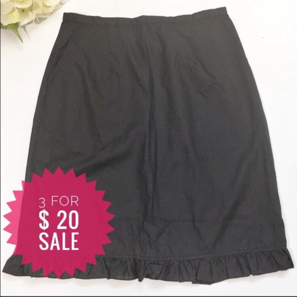 NWT President Stone black skirt